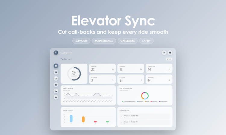 Elevator Sync - Dashboard