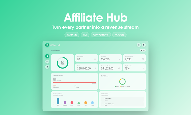 Affiliate Hub - Dashboard