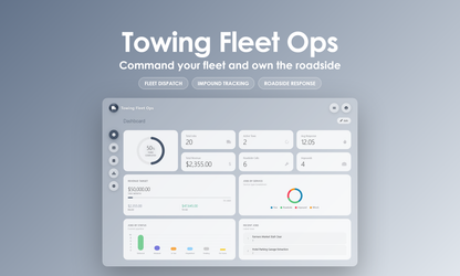 Towing Fleet Ops - Dashboard