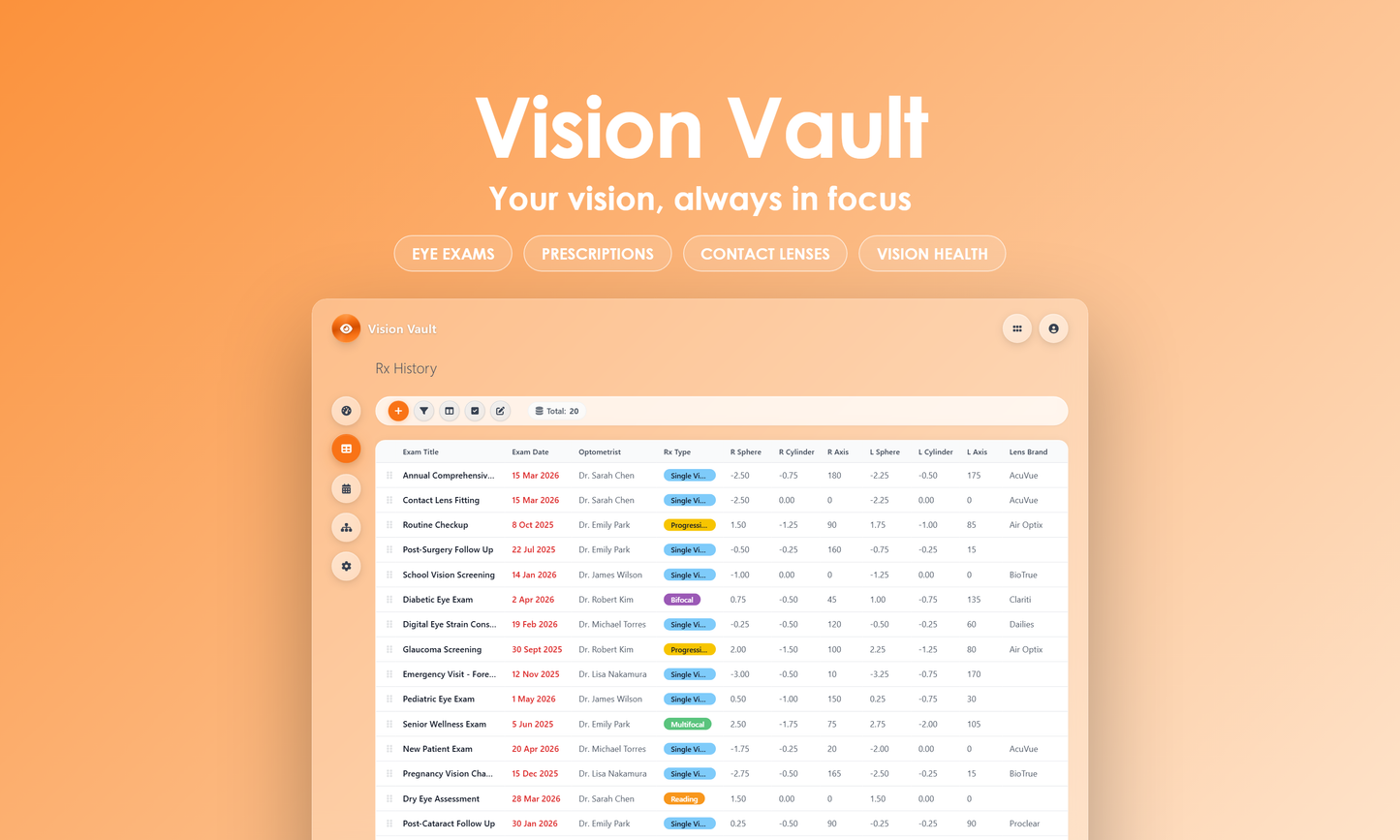 Vision Vault - Grid