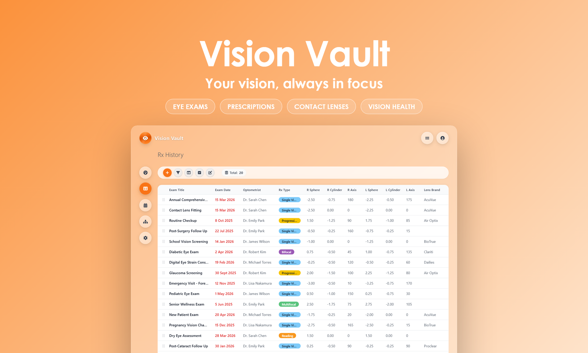 Vision Vault - Grid