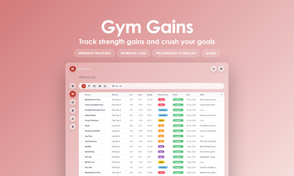 Gym Gains - Grid