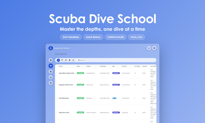Scuba Dive School - Grid