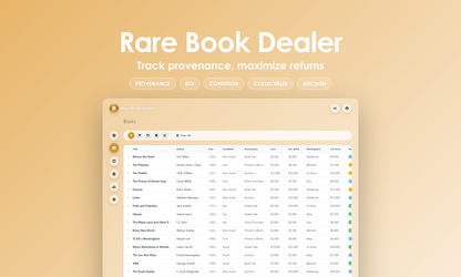 Rare Book Dealer - Grid