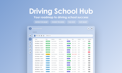 Driving School Hub - Grid