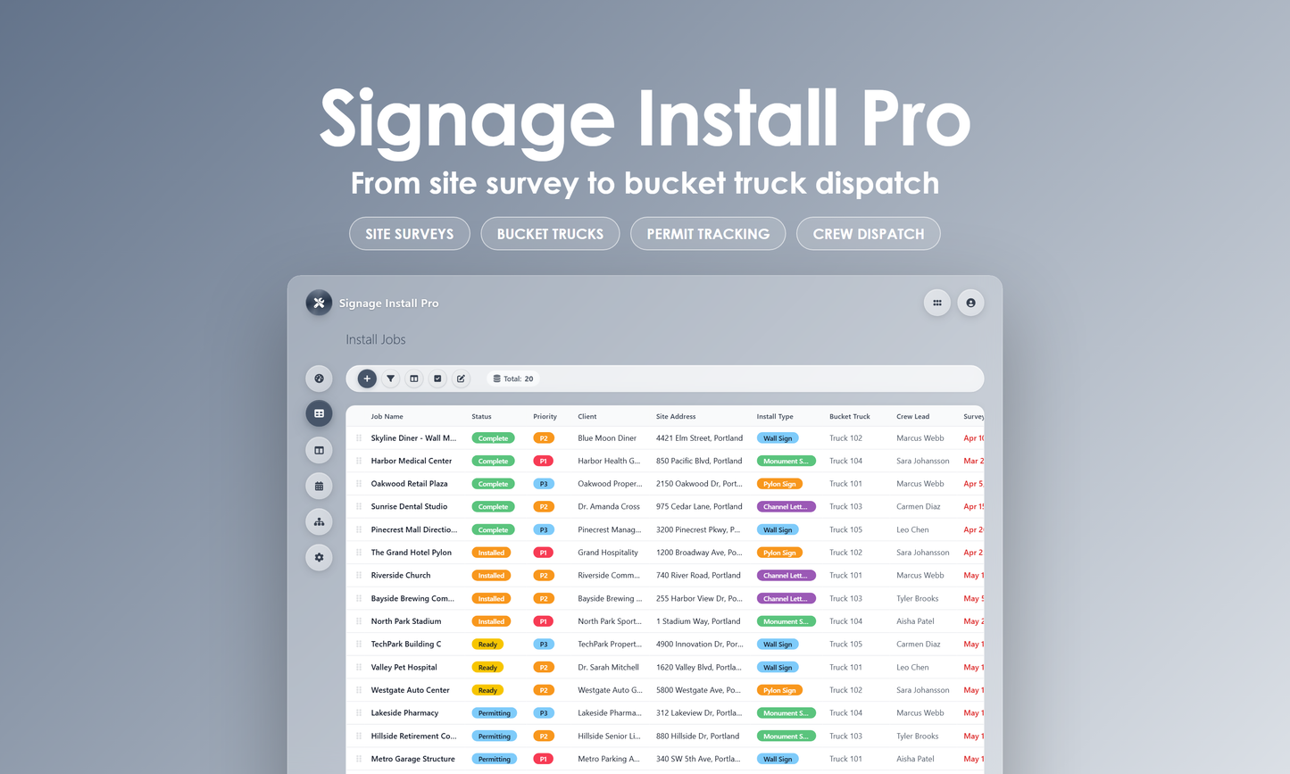 Signage Install Pro - Grid