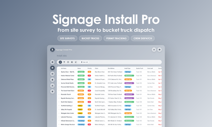 Signage Install Pro - Grid
