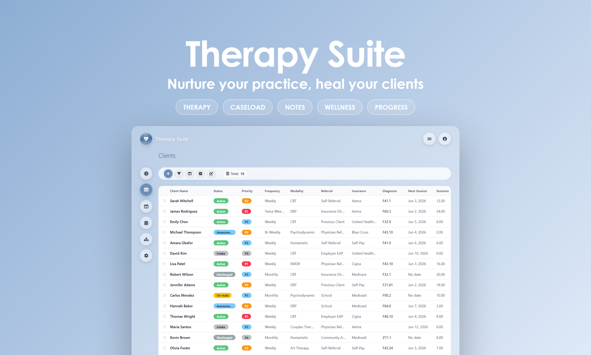 Therapy Suite - Grid