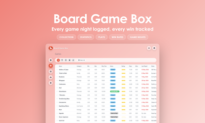 Board Game Box - Grid