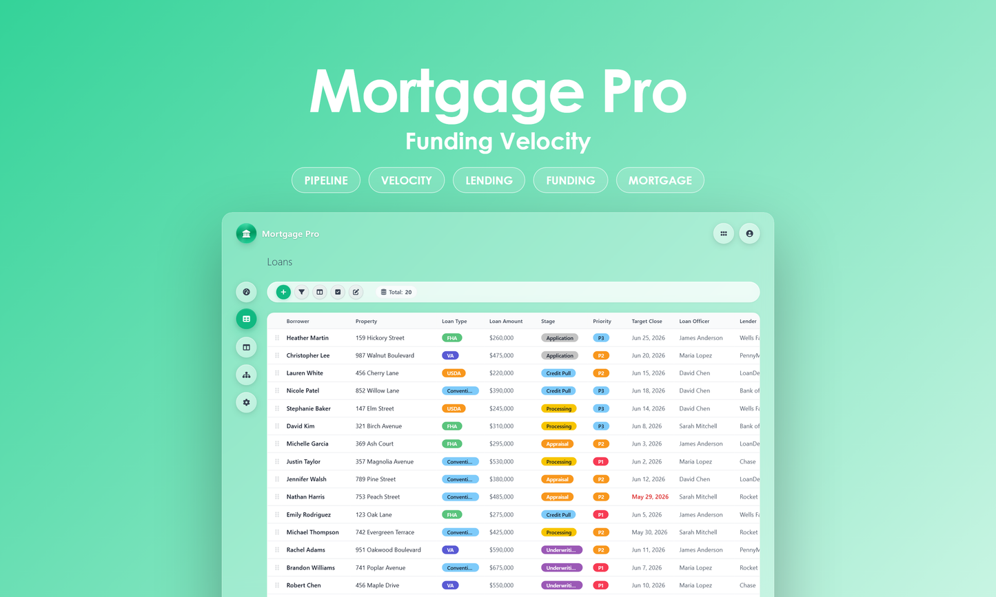 Mortgage Pro - Grid
