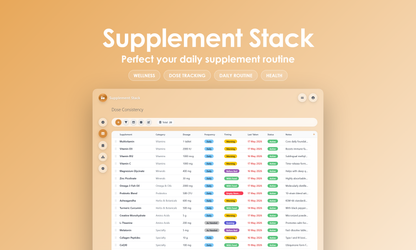 Supplement Stack - Grid
