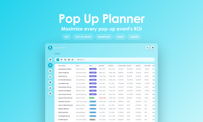 Pop Up Planner - Grid