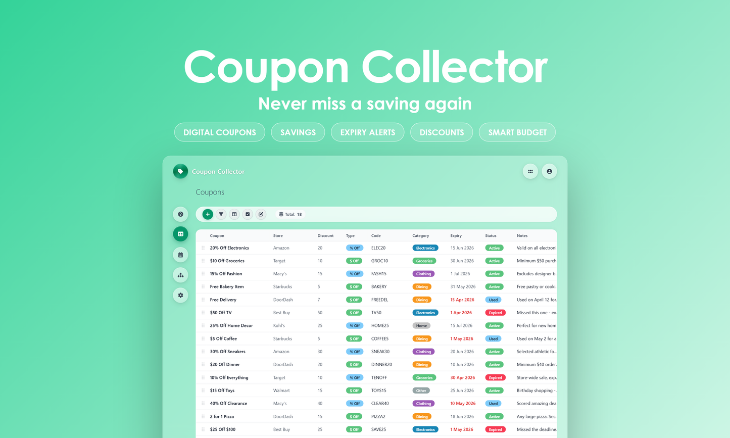 Coupon Collector - Grid