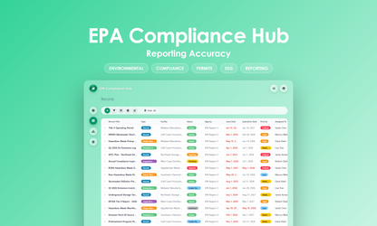 EPA Compliance Hub - Grid