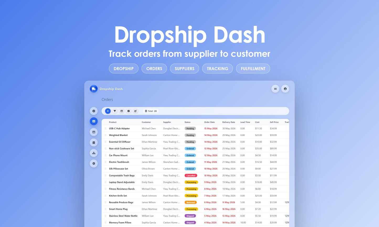 Dropship Dash - Grid