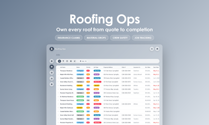 Roofing Ops - Grid