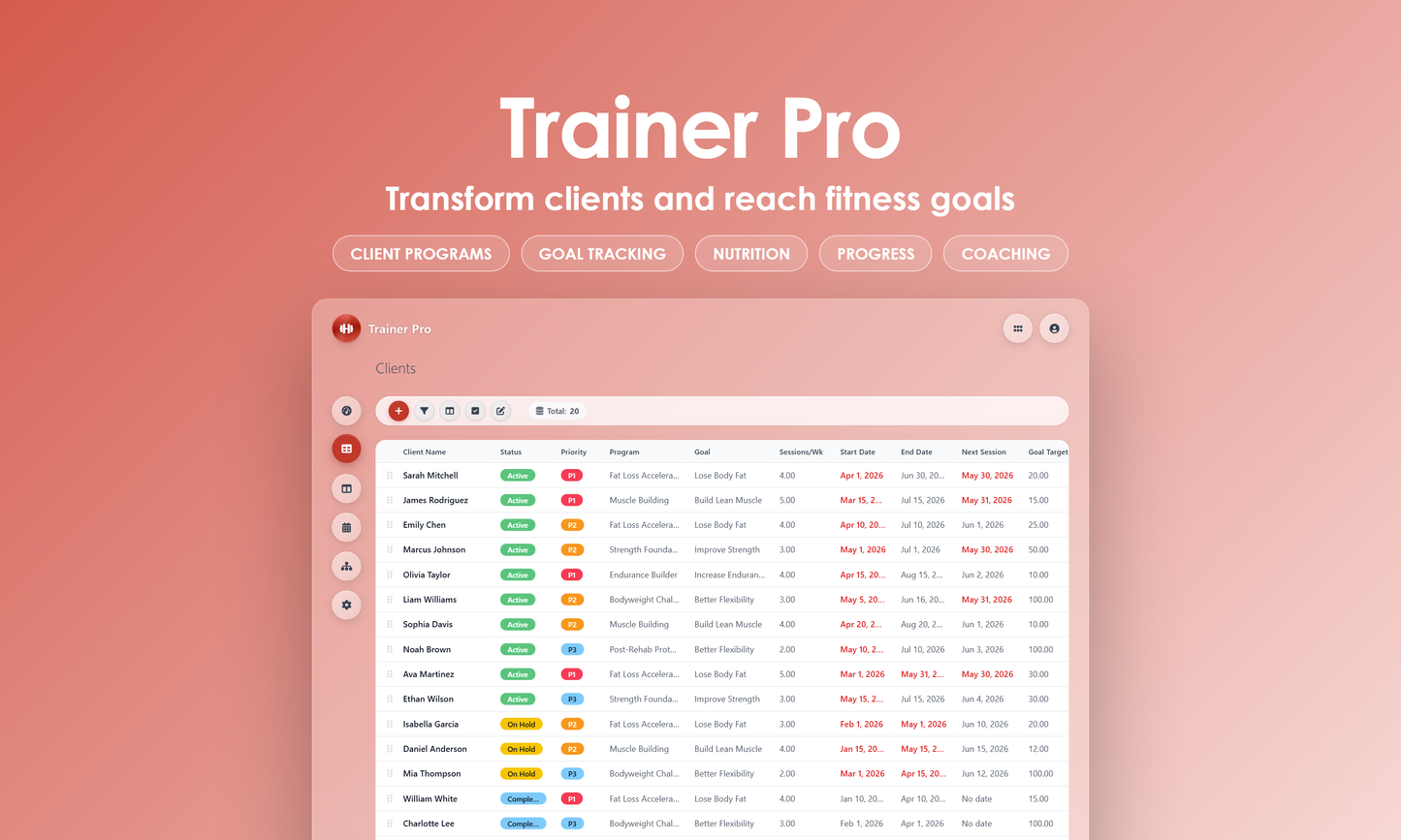 Trainer Pro - Grid