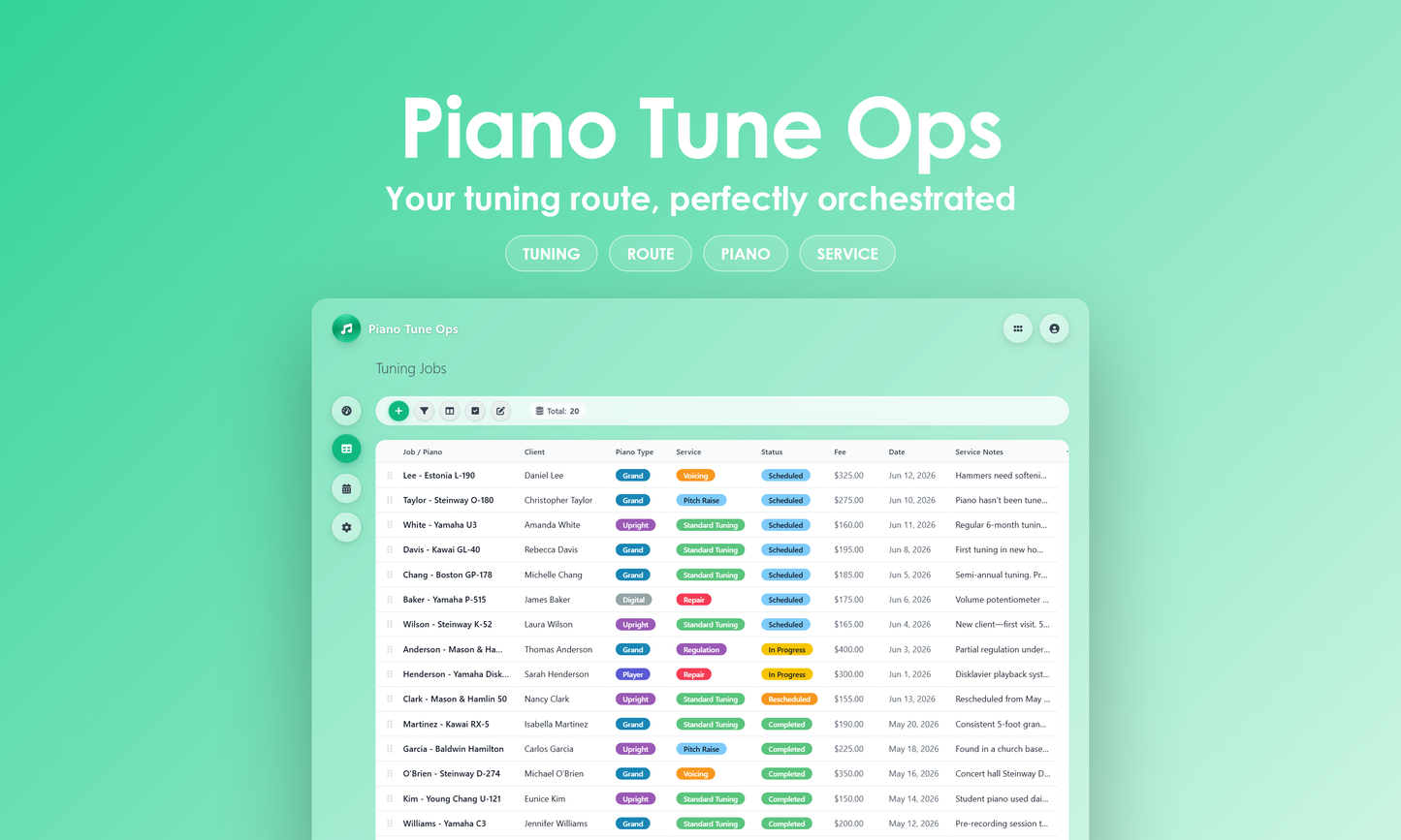 Piano Tune Ops - Grid