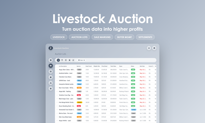 Livestock Auction - Grid