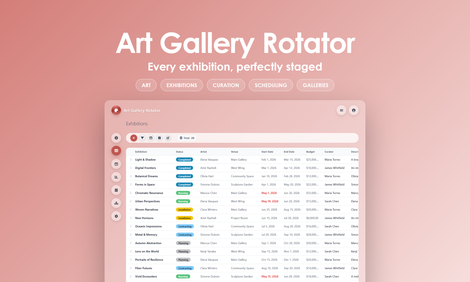 Art Gallery Rotator - Grid