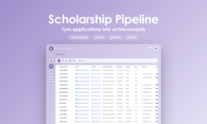 Scholarship Pipeline - Grid