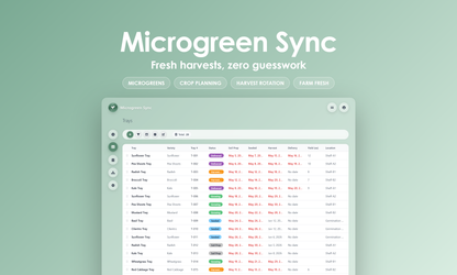 Microgreen Sync - Grid