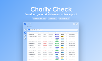 Charity Check - Grid