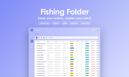 Fishing Folder - Grid