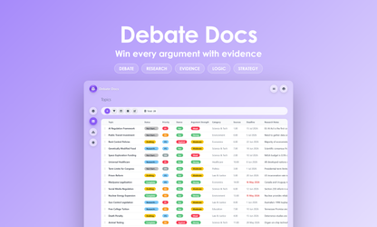 Debate Docs - Grid
