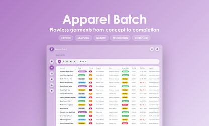 Apparel Batch - Grid