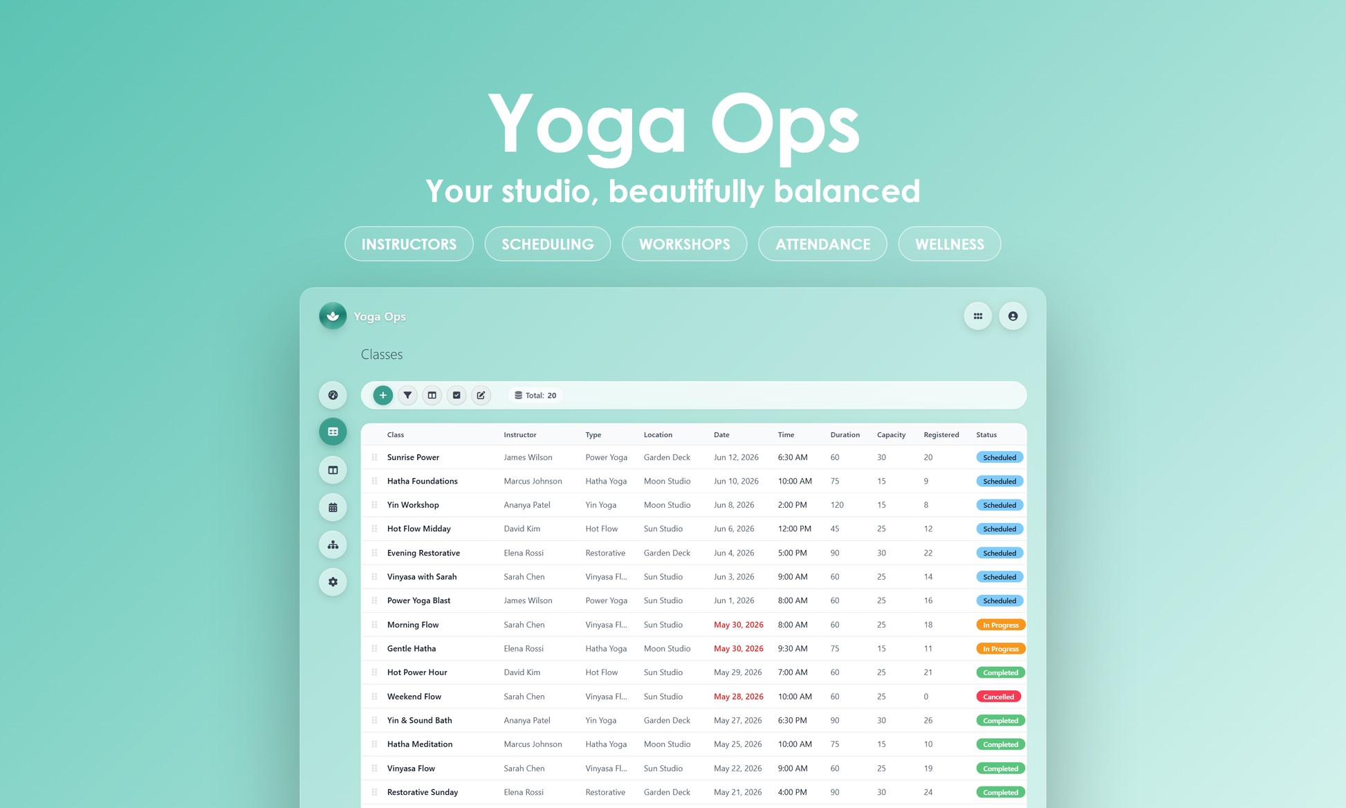 Yoga Ops - Grid