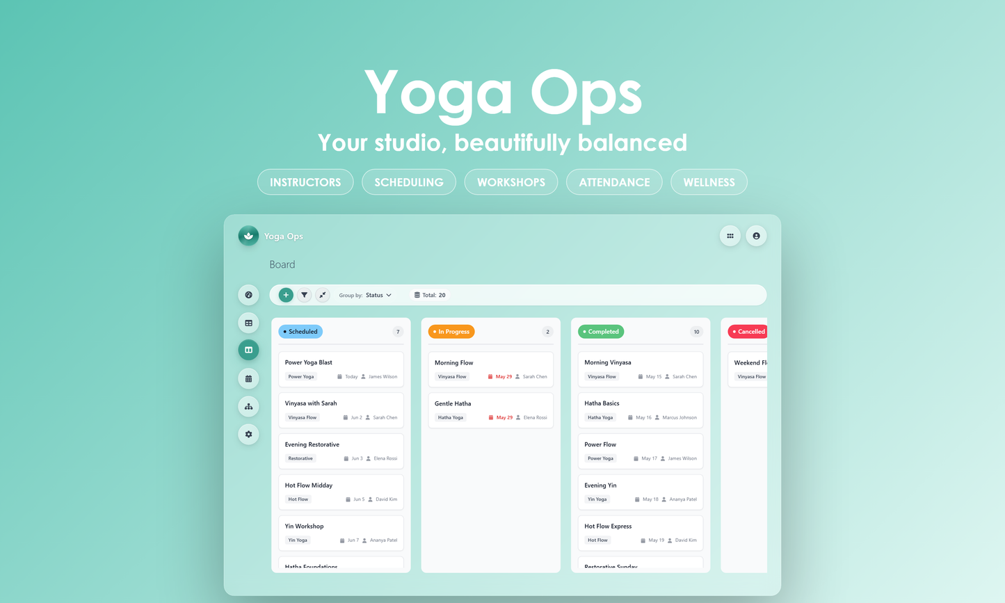 Yoga Ops - Kanban