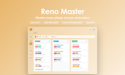 Reno Master - kanban