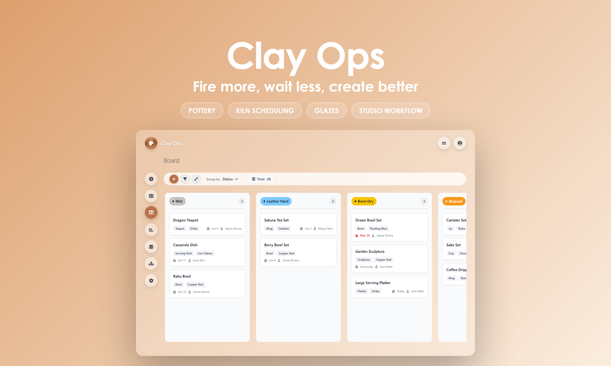 Clay Ops - Kanban