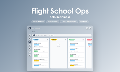 Flight School Ops - Kanban