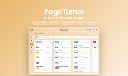 PageTurner - kanban