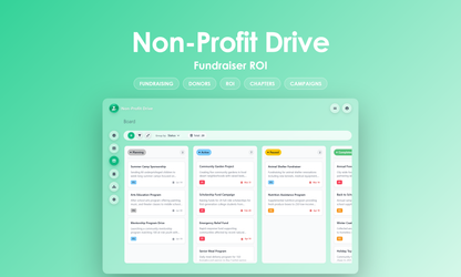 Non-Profit Drive - Kanban