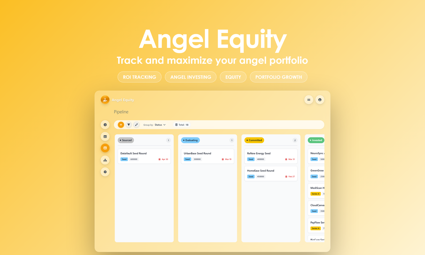 Angel Equity - Kanban