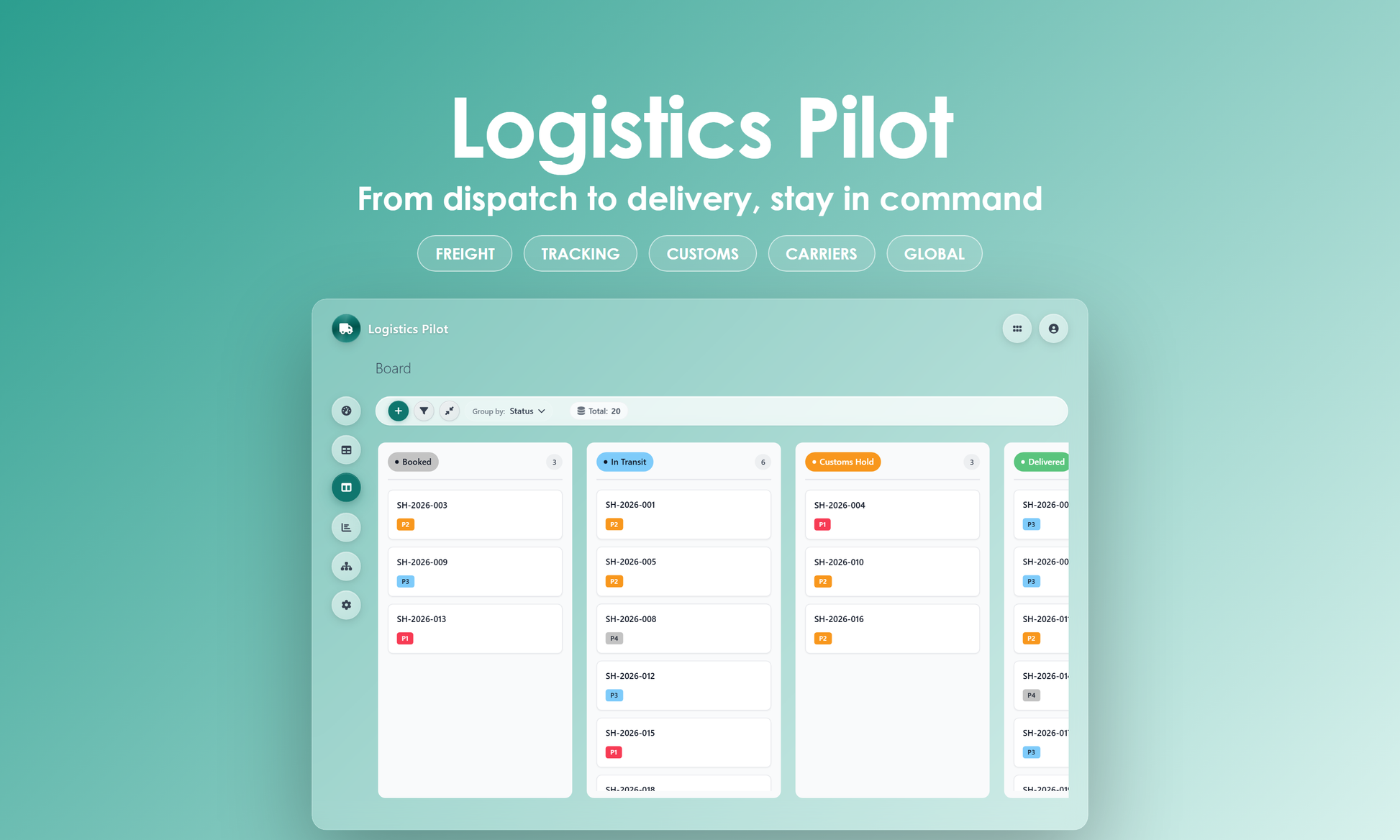 Logistics Pilot - Kanban