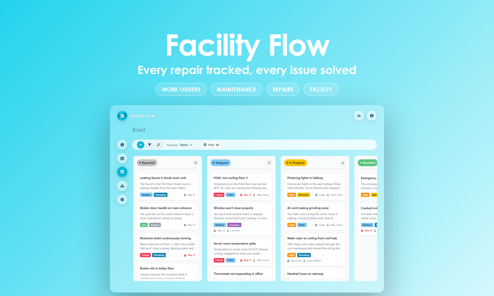 Facility Flow - Kanban