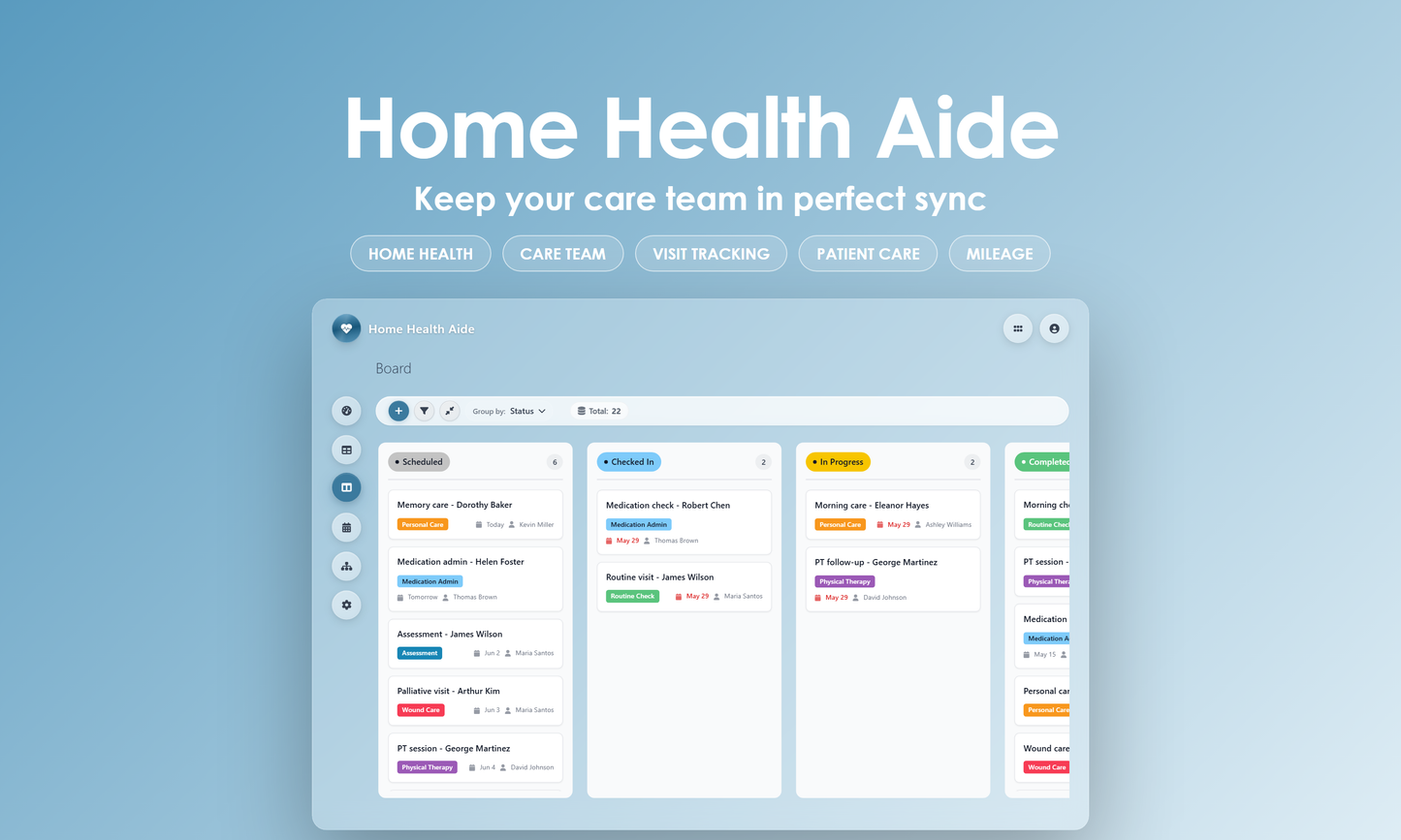 Home Health Aide - Kanban