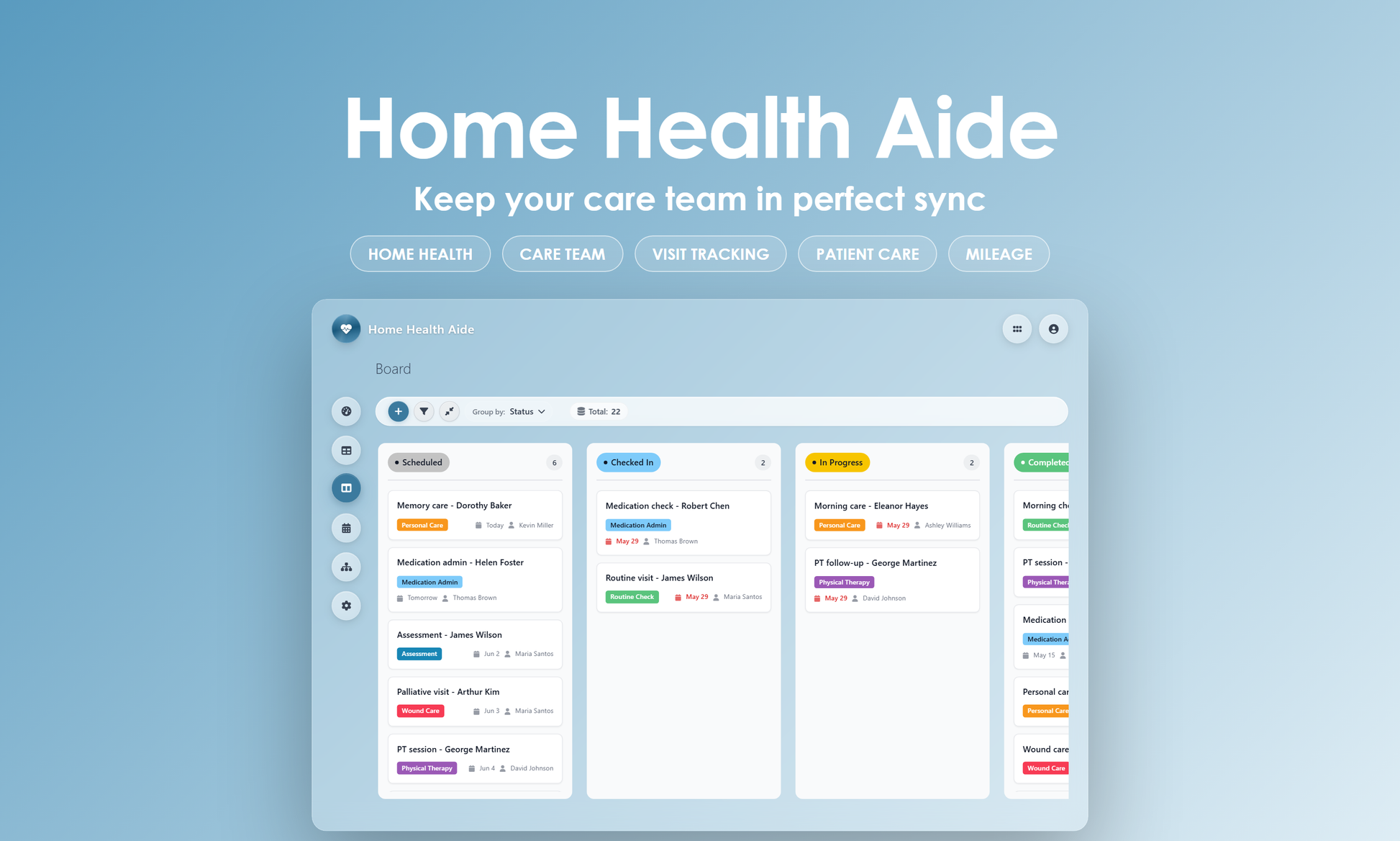 Home Health Aide - Kanban