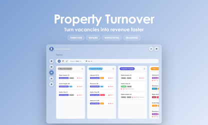 Property Turnover - Kanban
