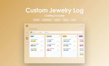Custom Jewelry Log - Kanban