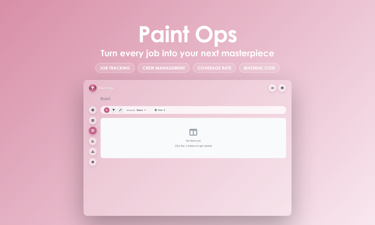 Paint Ops - Kanban