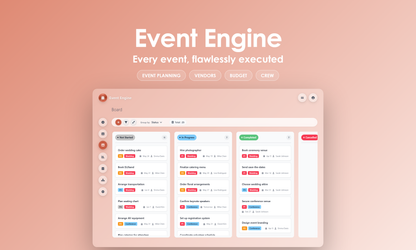 Event Engine - kanban