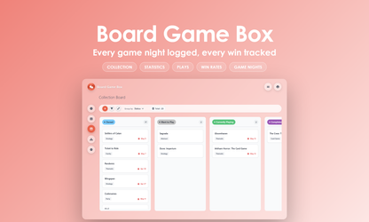 Board Game Box - Kanban