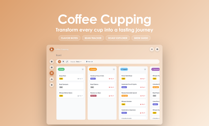 Coffee Cupping - Kanban