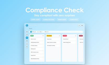 Compliance Check - Kanban