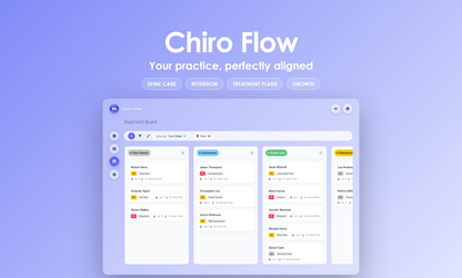 Chiro Flow - Kanban
